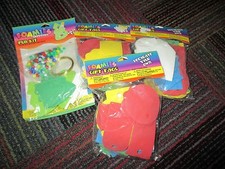 NEW LOT OF 3 FOAMIES GIFT TAG PACKAGES  A CHRISTMAS BEAD TREE FUN KIT, NIP MINT
