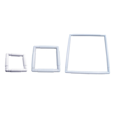 Stickrahmen Universal Clip Frame, quadratischer Kunststoff Kreuzstichrahmen zum