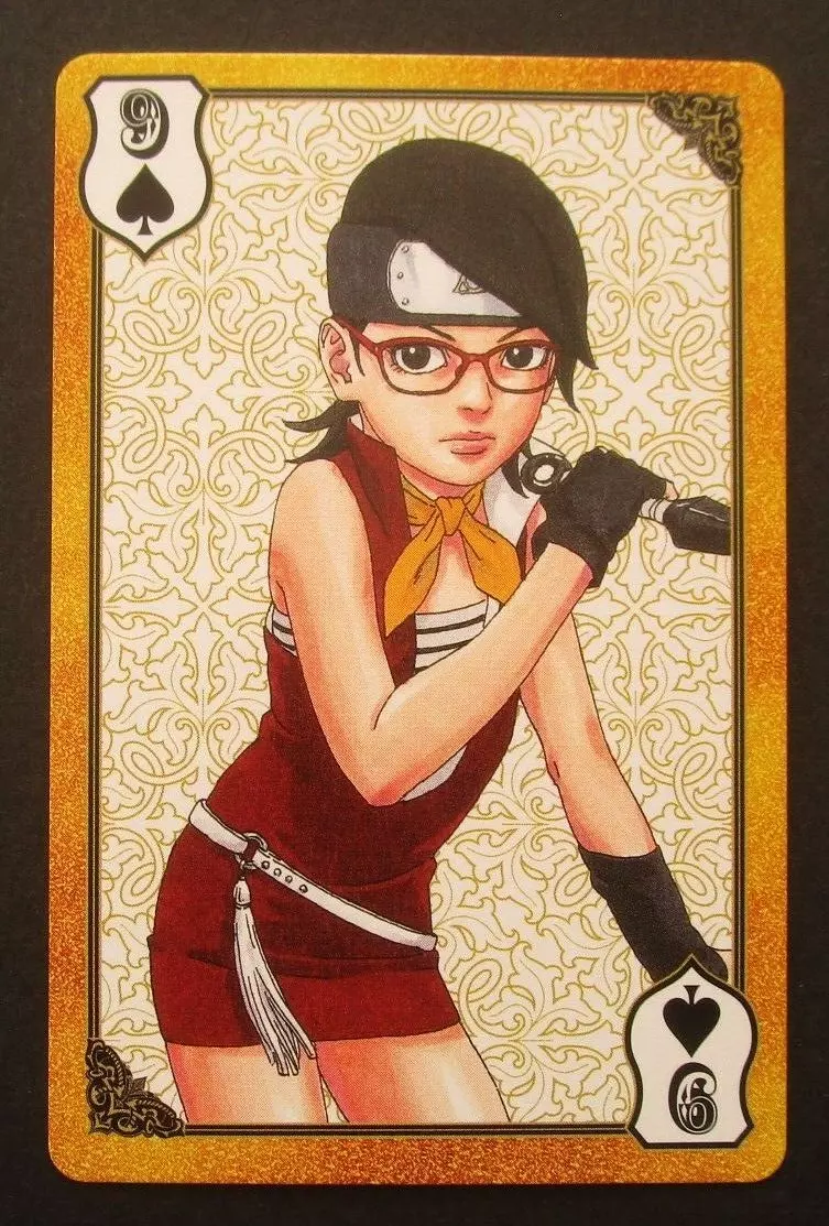 BORUTO Sarada Uchiha Playing Card Shonen Jump Manga