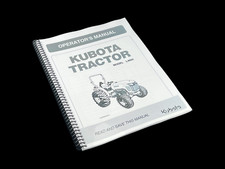 Kubota Tractor L4600 Operators Manual: 100 Pages Coil Bound