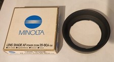 camera lens shade filter lenses Minolta photography AF power zoom 35-80/4-5.6