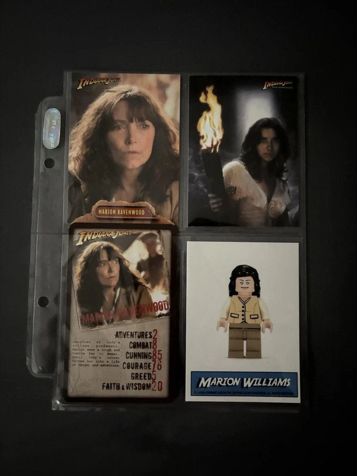 Indiana Jones™ TOPPS LEGO TRUMPS Marion Indy Mutt Spalko Dovchenko CCG CARD SET - Image 2 of 4