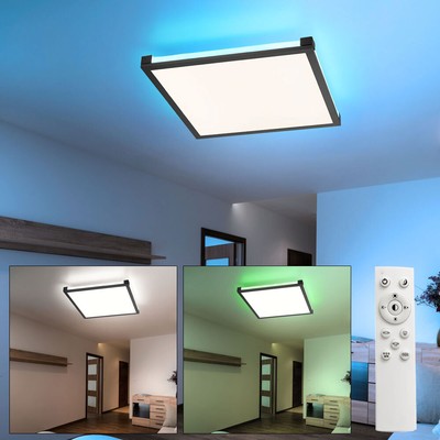 Deckenleuchte Panel Schlafzimmerlampe Fernbedienung RGB LED CCT Dimmer Backlight