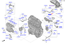 KIA NIRO MK1 EGR-Kühler 2841003HA0, NEU, ORIGINAL