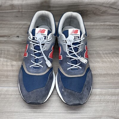 New Balance 997 Navy Blue Red Grey Mens Size 12 CM997HAY Athletic