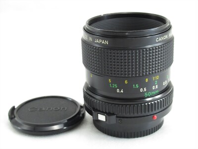 EXC++++!!】Canon New FD 50mm f/3.5 Macro NFD Lens from Japan #4859