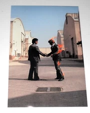 Pink Floyd Wish You Were Here (Man on Fire) 1975 Poster 19"x13" Gilmour/Waters