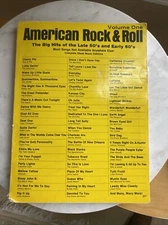 American Rock & Roll Big Hits 1950s 1960s Creative Concepts Volume 1 Sheet Music