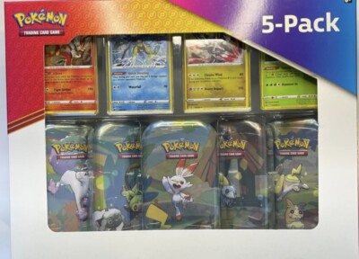 2 Pokemon  5 Packs - Galar Pals + Sinoh Stars Mini Tins - New Costco Bundle