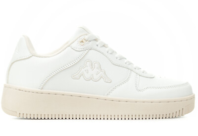 Kappa Logo Maserta White Mens Sneakers Mens Athletic Shoes