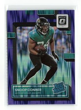 SNOOP CONNER #279 2022 OPTIC JAGUARS PURPLE SHOCK RATED ROOKIE