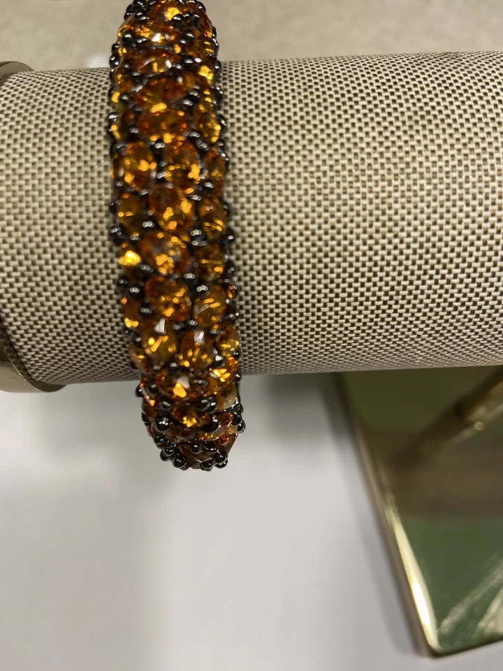 Pulsera brazalete topacio hematita KJL Foto 2 de 2