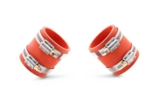 2 Turbo Hose Pair Head to CAC Intercooler Spider Tube for 94-97 7.3L Powerstroke