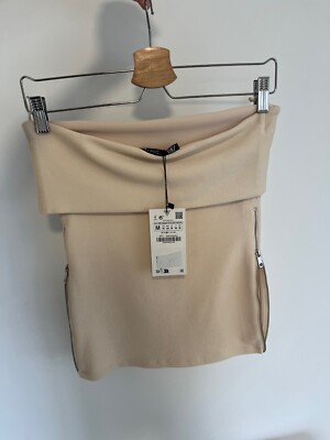NWT)Zara zippered tube top-3067/005/251 | eBay