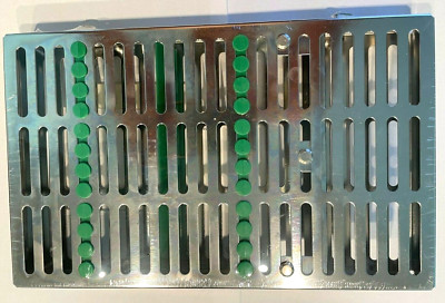 HU-FRIEDY DENTAL CASSETTE IMS 12 INSTRUMENTS GREEN  IM8129 OPEN BOX