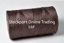 3 Ply 1m-500m Coloured Jute Twine Gift Garden Burlap Craft string cord UK Made