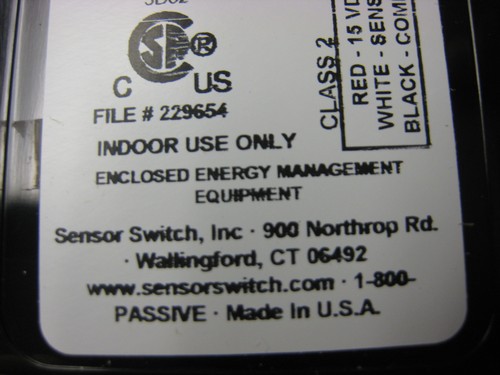 NUEVO SENSOR INTERRUPTOR MINI PAQUETE DE ENERGÍA ESCLAVO MSP20 120/277 VAC 50/60 HZ - Imagen 4 de 6