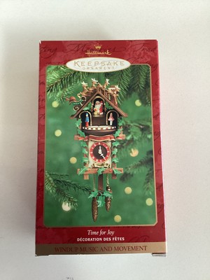 2000 Hallmark Time for Joy cuckoo clock ornament NIB