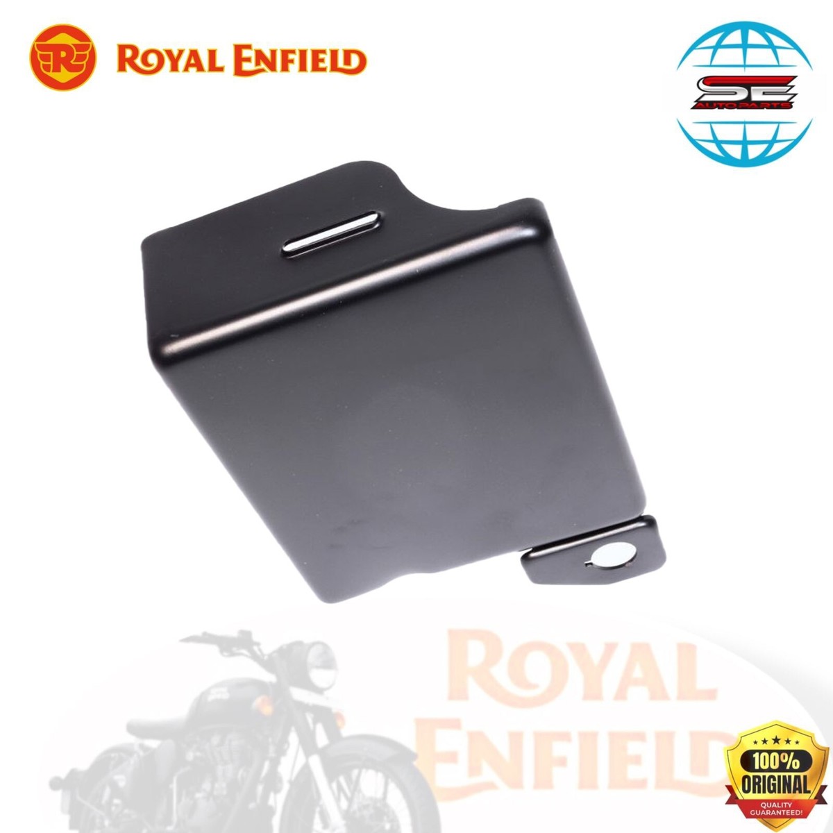 ROYAL ENFIELD COVER BATTERY BOX C5 BLACK FOR BULLET 500 /CLASSIC 500 866073
