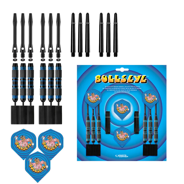 24g Bullseye Darts 2 Sets, Stems, Flights Bully Gift Set eBay