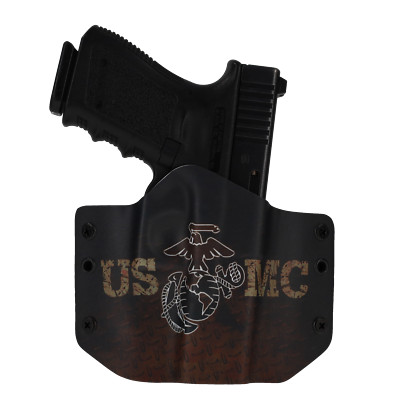 Ruger Handguns - OWB Holster - Optic Ready - USMC DARK