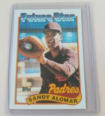 1989 Topps #648 Sandy Alomar SAN DIEGO PADRES - FUTURE STAR-ROOKIE