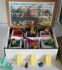 6 MINEBOMB Bath Bombs For Kids With Surprise Toys Inside (MINE-CRAFT) USA made