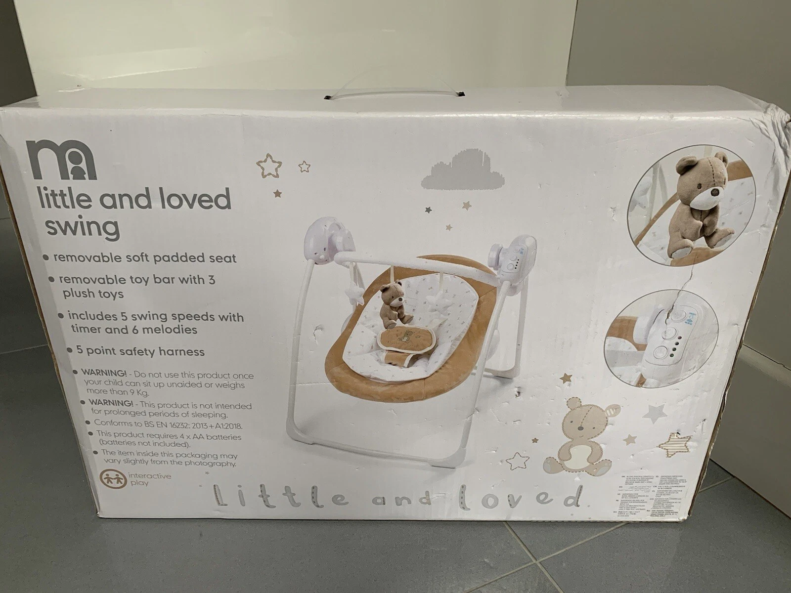 BNIB Mothercare little and loved Swing
Opens in a new window or tab