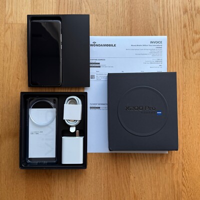 Vivo X200 Pro 12/256GB 5G Dual SIM Titanium, 3 Tage alt, Rechnung, OVP