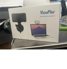 Vssolplor Conference Lighting Kit,Zoom Lighting Computer with Suction Cup