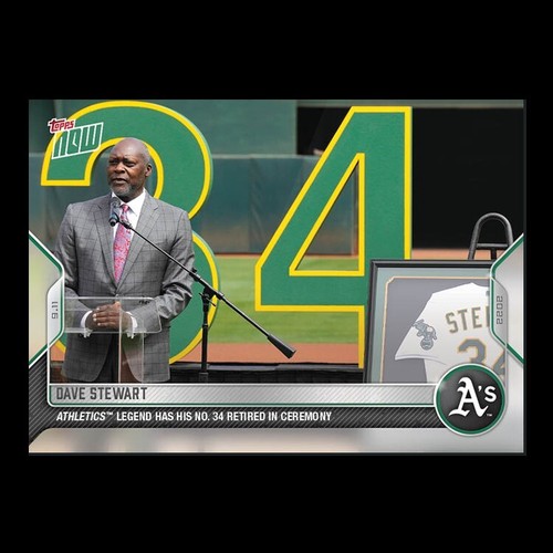 2022 Topps Now 884 Dave Stewart