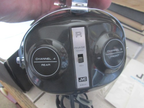 PREOWNED JVC 4 Channel Hi Fi Headphones Model 5944/Original Box Instructions - Picture 5 of 11