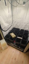 16er Hydro KomplettSet 1,20x1,20cm GrowBox 2x q5w Sanlight