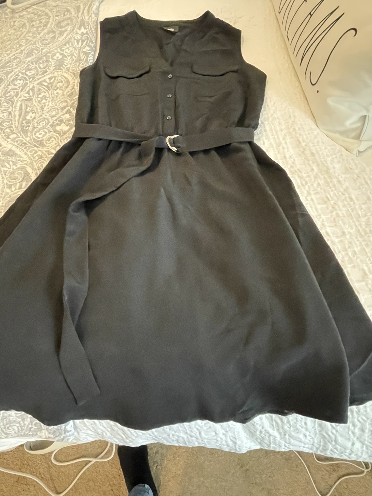 MOSSIMO target button down sleeveless belted shir… - image 3