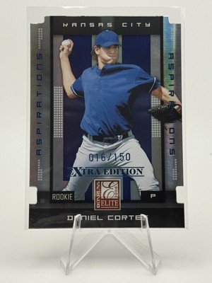 2008 Donruss Elite Extra Edition Aspirations Blue Die-Cut Daniel Cortes 117 /150