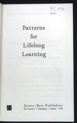Patterns for Lifelong Learning. Hesburgh, Theodore Martin, Paul A. Miller and Cl