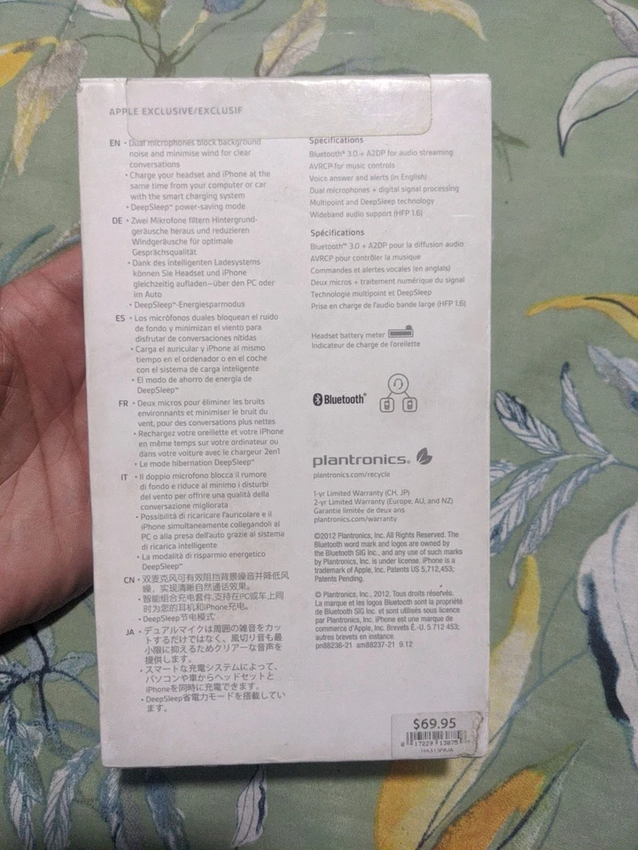 Plantronics Marque A170 Bluetooth headset. - image 2 of 4