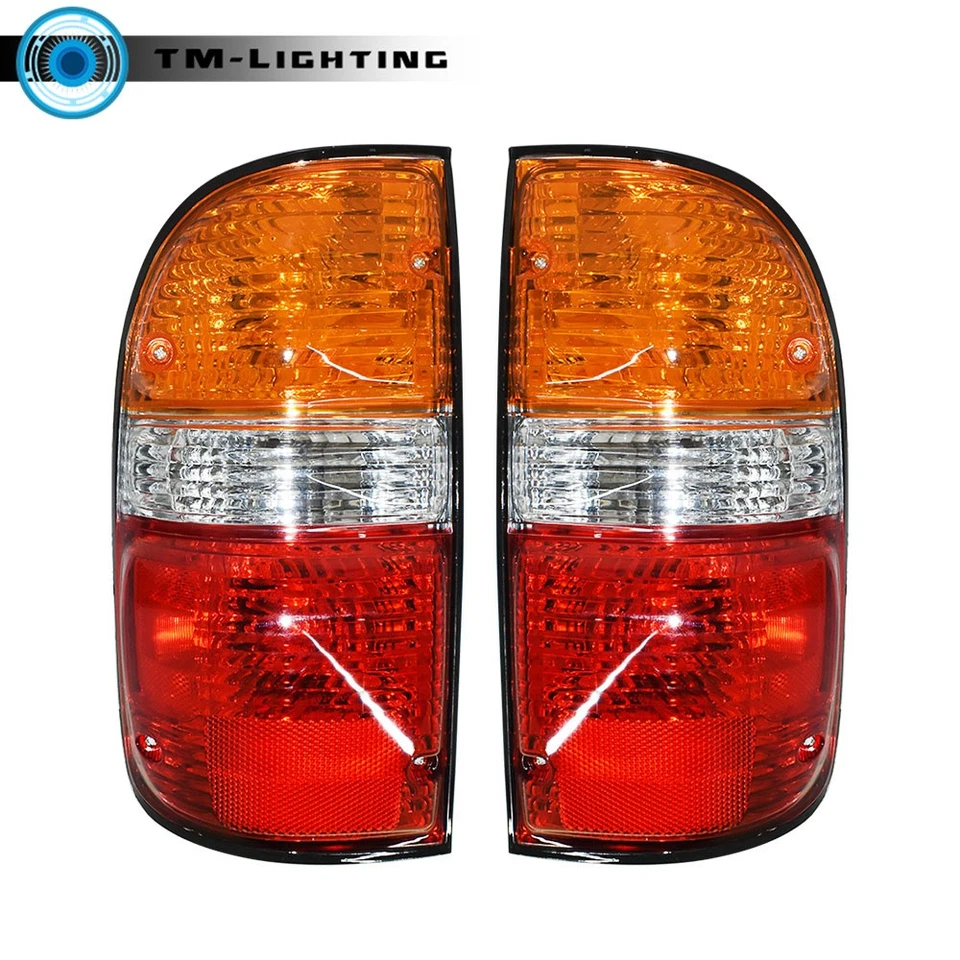Par de lanternas traseiras com lâmpadas para 2001-2004 Toyota Tacoma lado esquerdo e direito - Imagem 2 de 4