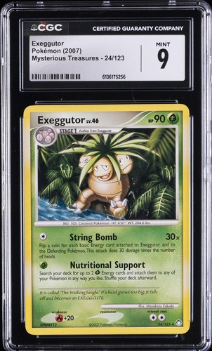 Exeggutor graded CGC 9 for sale on eBay