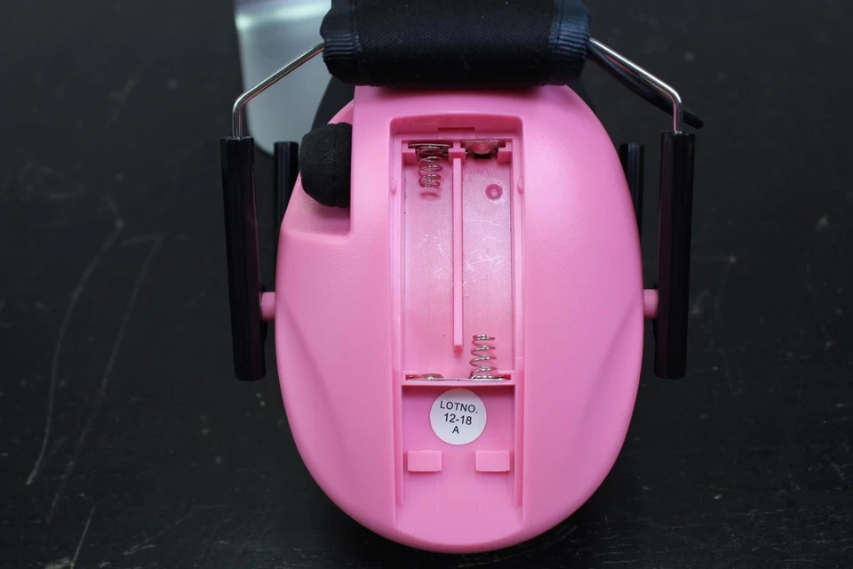 Наушники-вкладыши Caldwell розовые аккумуляторные строительные для стрельбы шумоподавление безопасность - Изображение 4 из 4