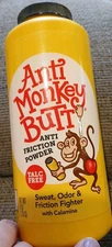 Anti Monkey Butt Powder 6 Ounce Sweat Absorber Friction Fighter Body Powder