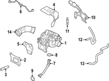 Genuine Nissan Air Inlet Tube 14460-6RC2A