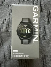 Garmin Forerunner 165 GPS Running Smartwatch AMOLED Display Black/Slate Gray