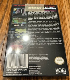 NES Nintendo NOBUNAGA'S AMBITION NEW Factory Sealed