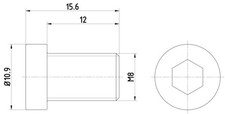 TEXTAR Schraube Bremsscheibe TPM0009 für BMW E46 E34 E60 E32 E64 E63 E61 E92 F10
