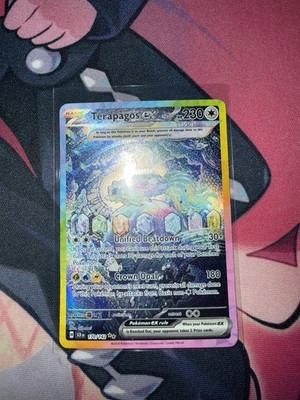 Terapagos ex 170/142 Sv07: Stellar Crown Holo Pokemon TCG (LP)