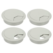3 Inch Desk Grommet, 4Pcs Cable Grommet Wire Management Cable Hole Cover, Gray