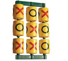 07-0010 Tic Tac Toe Spinner Activity Panel for Swing Sets, Yellow