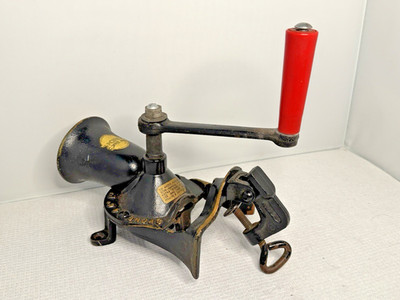Vintage Spong & Co Ltd London England No 1 Cast Iron Coffee Grinder Mill