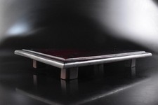 F9401: Japanese Wooden Shapely GARDEN TUB Flower vase stand Table Ikebana